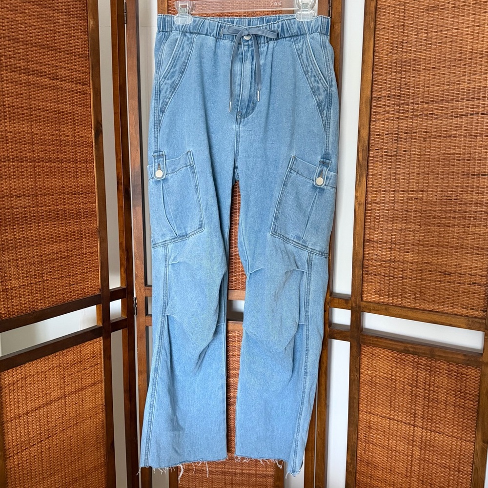 Cider baggy cargo Blue Jeans size medium